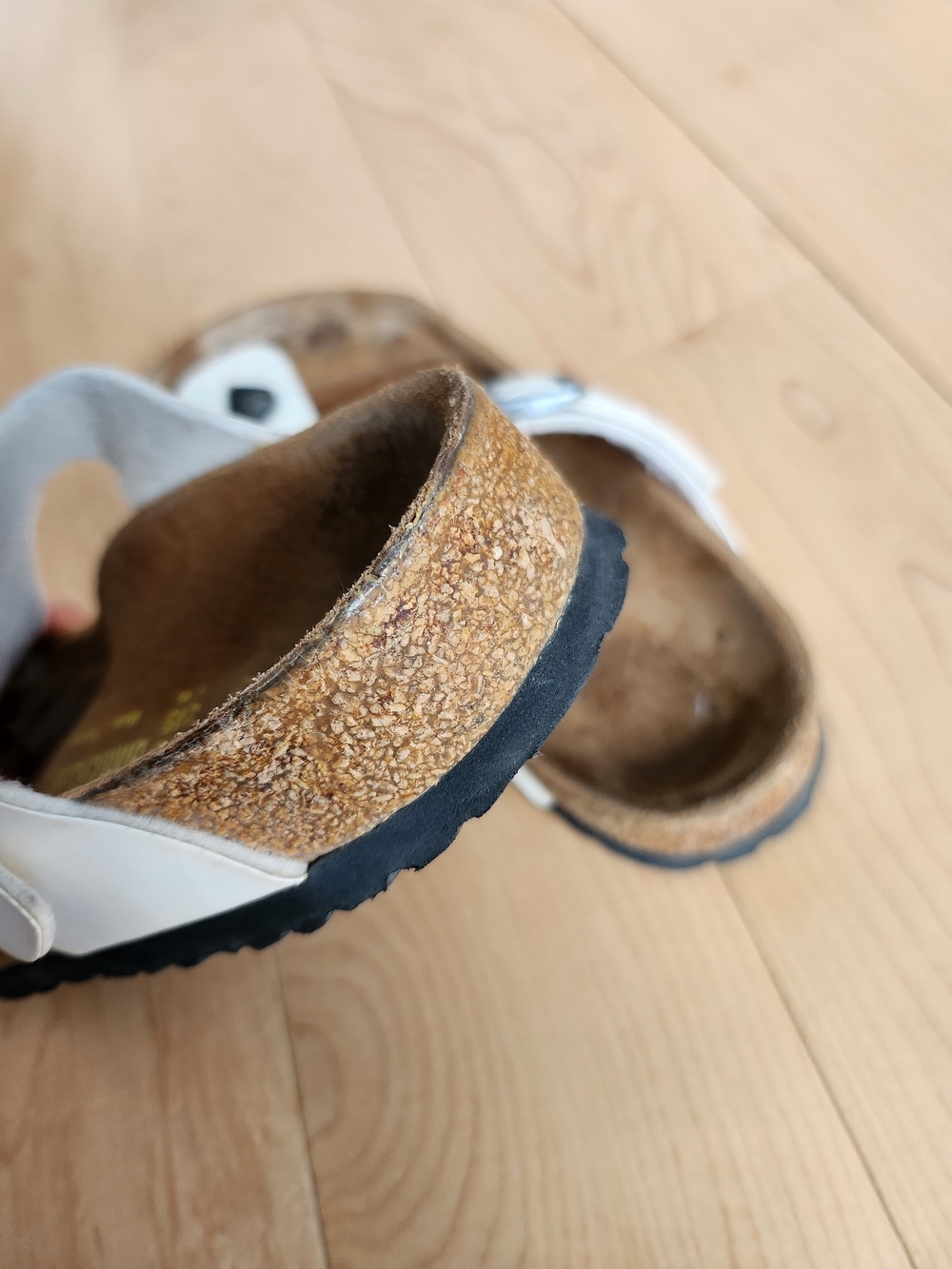 Birkenstock Gizeh Thong Sandals Pearl White Size 38 - Picture 5 of 6